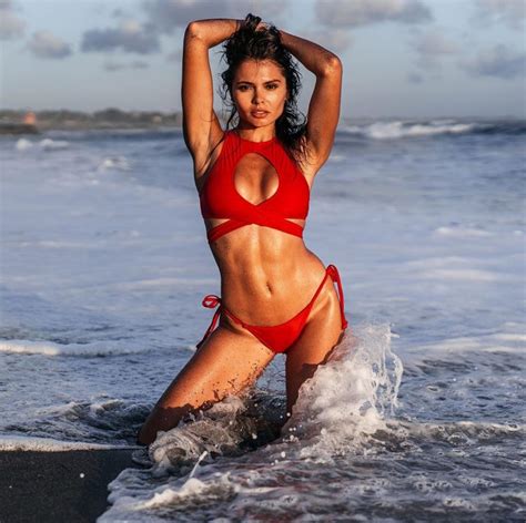 Smoldering Brunette Alana Campos Showing Her Insane Bikini Body In Hq