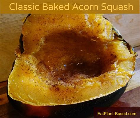 Classic Baked Acorn Squash Eatplant