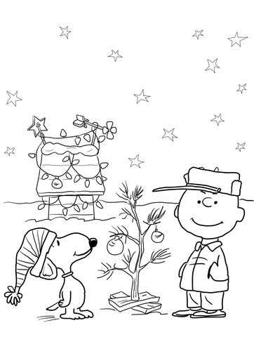 See related christmas coloring pages. Free Printable Charlie Brown Christmas Coloring Pages For ...