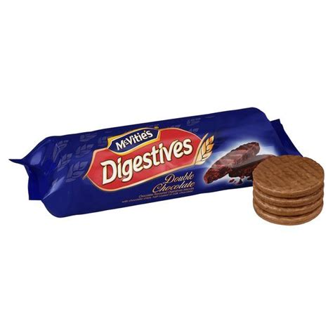 Mcvitie S Double Chocolate Digestives G From Ocado Biscuits Packaging Double Chocolate