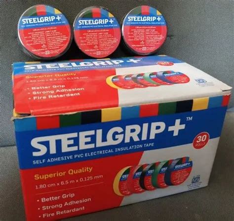 Single Sided Steelgrip Plus Self Adhesive Pvc Electrical Insulation