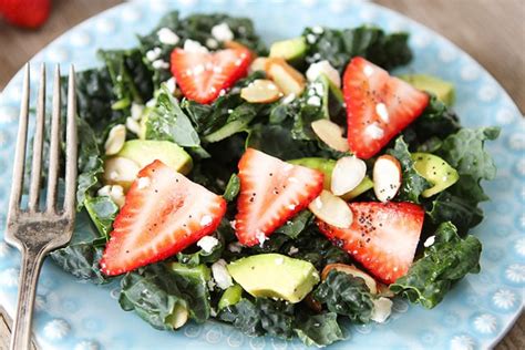Kale Strawberry And Avocado Salad Two Peas And Their Pod