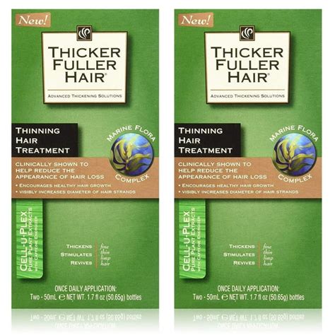2 Pack Thicker Fuller Hair Hair Loss Prevention Treatment 2 Count 1