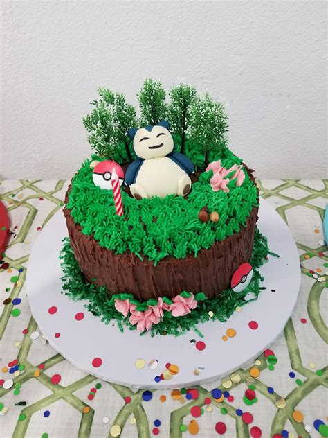 My Mom Baked Me A Snorlax Cake For My Bday Im 28 Yo Rpokemon