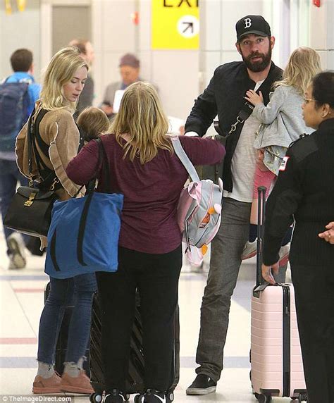 You'll also find behind the scenes videos and other great web exclusives. Emily Blunt and John Krasinski carry kids at JFK Airport ...