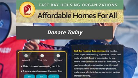 donate east bay housing organizations