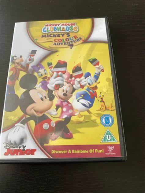 Mickey Mouse Clubhouse Mickeys Colour Adventure Dvd 2010 £200