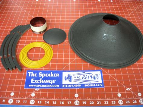 Yorkville 15mb650y Aftermarket Recone Kit Speaker Exchange