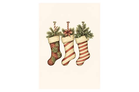 Christmas Stockings Christmas Card Graphic By Gornidesign · Creative