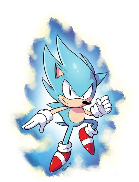 Super Sonic Blue By Sonicknight007 On Deviantart