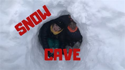 Building A Snow Cave Youtube