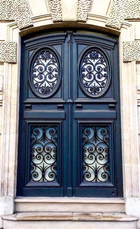 Paris France Grand Entrance Entrance Doors Doorway Front Doors