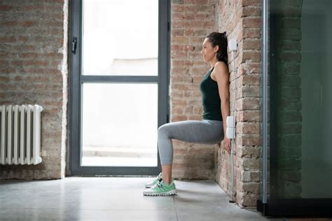 Wall Sit Variations To Strengthen Legs And Butt Popsugar Fitness