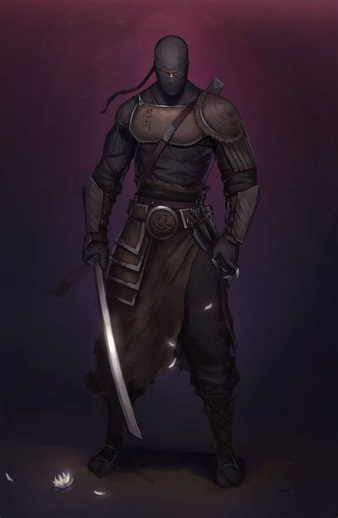 Aleksey Bayura On Ninja Art Character Portraits Warrior