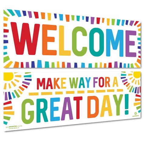 Buy Sproutbrite Classroom Decorations Welcome Banner And For Teachers