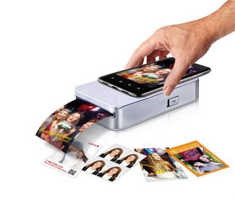 Pocket With Printer Polaroid Mobile Cell Phone Photo Printer Mobile