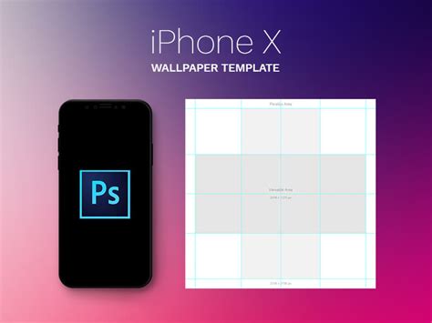 Iphone X Parallax Wallpaper Template Mockuplove