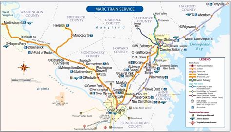 Washington Dc Transportation Map Transport Informations Lane