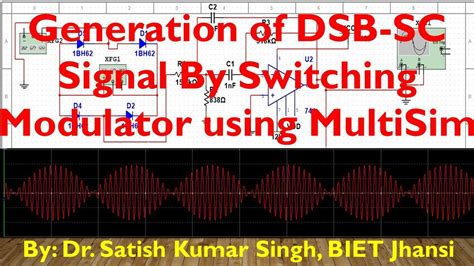 Communication Lab Dsb Sc Generation And Demodulation Using Mulltisim