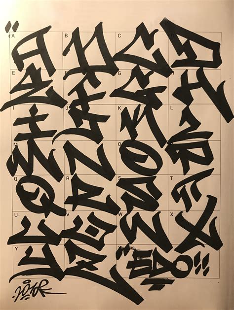 Alphabet Graffiti Letters Hromblast