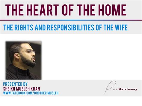 Rights And Responsibilities Of Wife The Heart Of The Home Rights And Responsibilities No