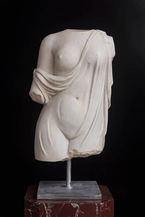 Classical Roman Sculpture In Marble Torso Of Woman At 1stDibs Roman
