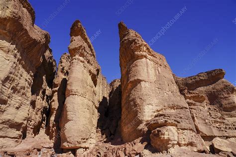 Solomons Pillars Timna Valley Israel Stock Image F0336227