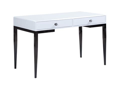 Modern White Lacquer Desk Arrow Furniture