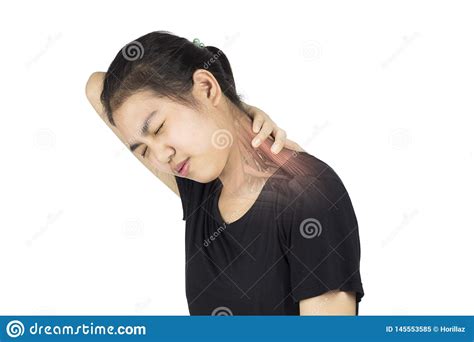 Neck Muscle Pain Stock Image Image Of Muscle Chronic 145553585