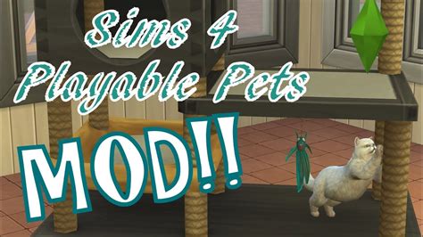 Sims 4 Playable Pets Mod Salonjes