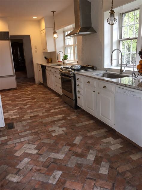 Brick Kitchen Floor Cost Flooring House