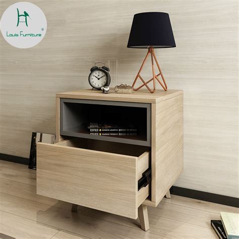 From traditional wood beds and modern, upholstered headboards to nightstands, dressers, chests and mirrors, find the perfect. Louis Fashion Nordic Style Solid Wood Bedside Cabinet Modern Minimalist Bedroom Furniture Locker ...