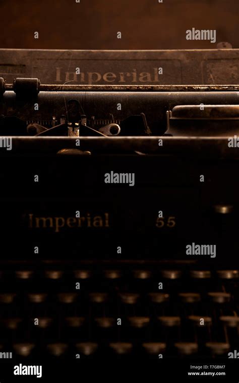 Old Vintage Typewriter Stock Photo Alamy