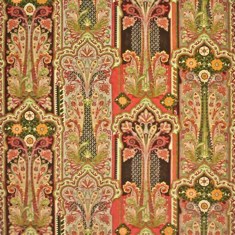 Buy fabrics online in india. Kerala Paisley Brown | Fabric | Clarence House