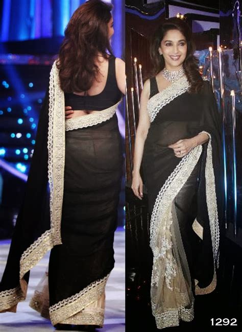 Bollywood Actress Saree Collections Bollywood Actress Madhuri Dixit In