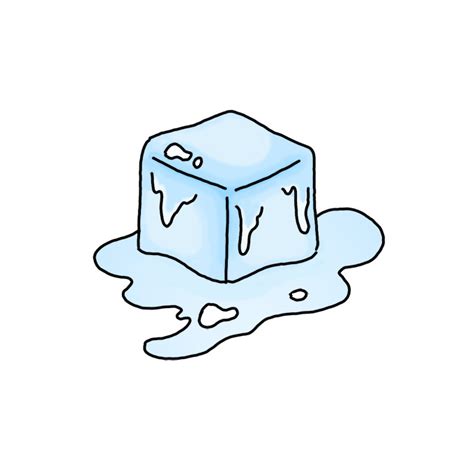 How to Draw an Ice Cube - Step by Step Easy Drawing Guides - Drawing Howtos