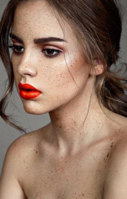 Wedding Makeup Freckles Inspiration 50 Ideas Bright Lipstick Makeup