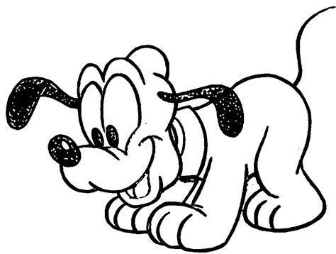 Baby Pluto Coloring Sheet Coloring Pages