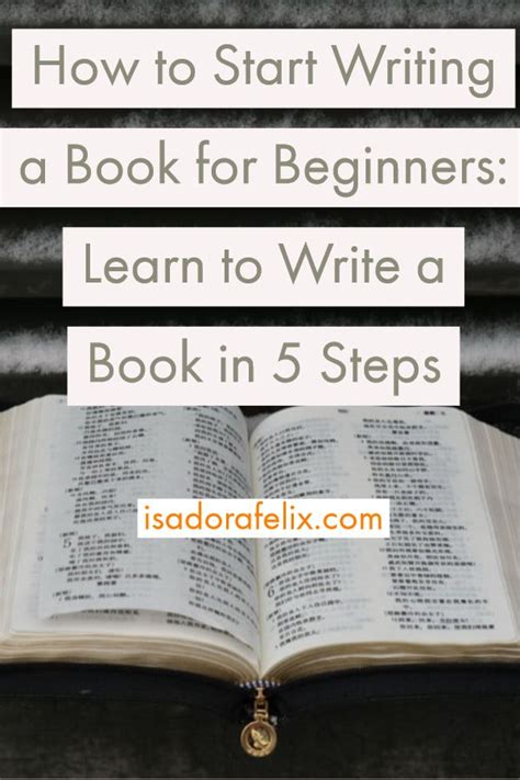 How To Start Writing A Book For Beginners Learn To Write A Book In 5