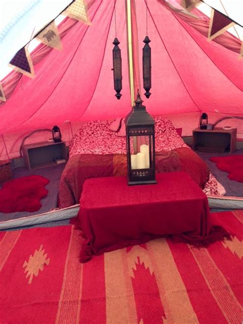 5m Bell Tent With Dyed Inner Glamping Inspiration Bell Tent Tent Glamping