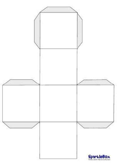 8 Best Images Of Blank Dice Template Printable Printable Blank Dice Template Foldable Cube
