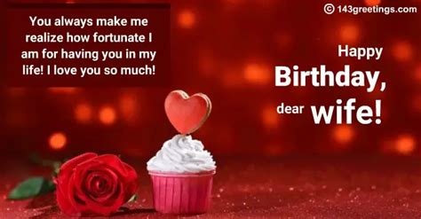 Birthday Wishes For Wife Quotes And Messages 143 Greetings