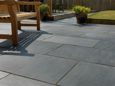 Pavestone Midnight Slate Patio Patio Stones Large Backyard