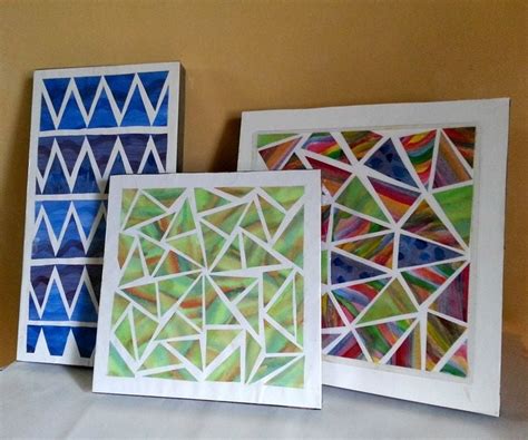 Chromatic Geometric Wall Art 5 Steps With Pictures