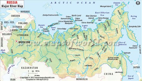Physical Landforms Russia And The Former Soviet Union