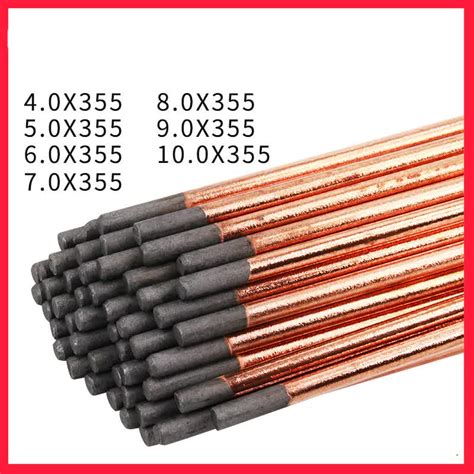high quality arc gouging rods copper flat  graphite electrode rod  dc gas gouging gun