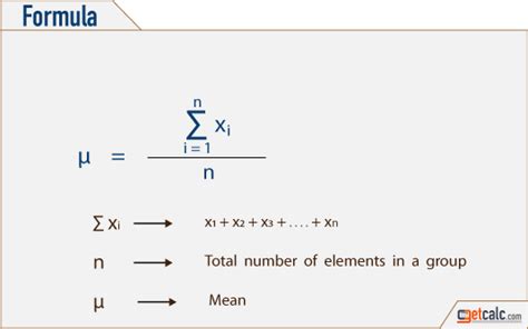 Mean (μ) Calculator - Statistics