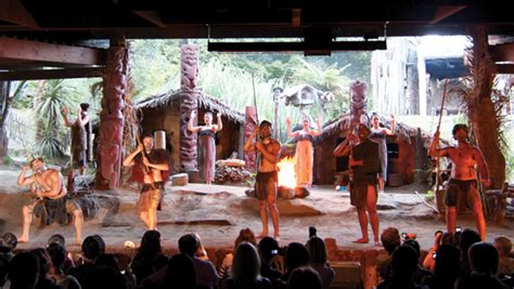 Mitai Maori Village Activity In Rotorua New Zealand