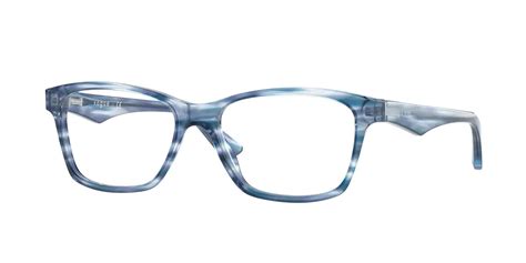 Vogue Eyewear Vo2787 2870 Glasses Striped Blue Visiondirect Australia