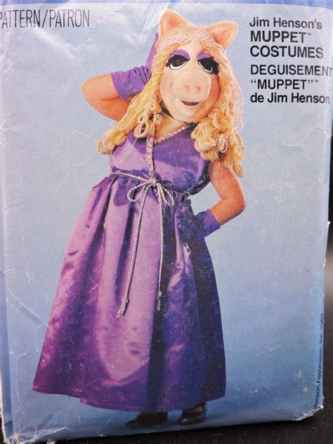 Miss Piggy Costume Halloween Stage Play Vintage Jim Henson Sesame